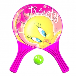 Ρακέτες Σετ 2τμχ Παιδικές Tweety 22x37εκ. Warner Bros 42-1974