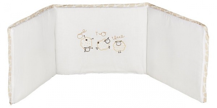 Πάντα Λίκνου Βαμβακερή 32x126εκ. Sheep Εκρού 75293