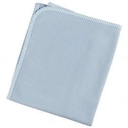 Πάνα Πικέ Βαμβακερή Bebe Κουκουτσάκι 80x80εκ. Ριγέ Σιέλ 30829