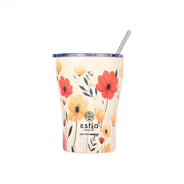 Θερμός-Ποτήρι Ανοξείδωτο Summer Reverie Save The Aegean Estia 350ml-9x13εκ. 01-23003