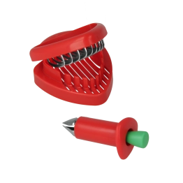 Καθαριστής και Κόπτης Φράουλας Mrs Berry Metaltex