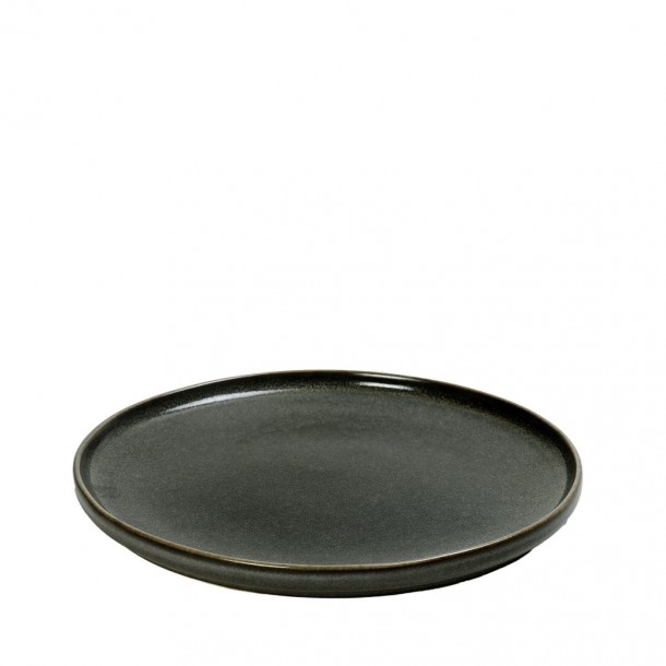 Πιάτο Φρούτου Stoneware Γκρι-Πράσινο ESPIEL Noah Nordic 22,5x22,5x2,5εκ. TAP205K6