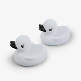 Σετ 2τμχ Παπάκια Μπάνιου Λευκά Minene