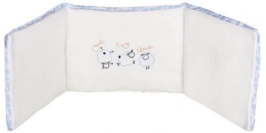 Πάντα Λίκνου Βαμβακερή 32x126εκ. Sheep Σιέλ 75292