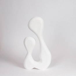 Διακοσμητικό Επιτραπέζιο Ξύλινο Λευκό 20x6x37εκ. ESTHETI 819-00690