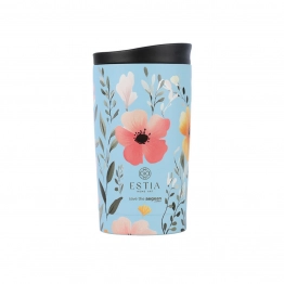Θερμός Ποτήρι Ανοξείδωτος Travel Mug Sky Garden Save The Aegean 350ml-8x8x15εκ. Estia 01-31879
