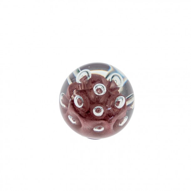 Διακοσμητική Μπάλα Χειροποίητη Φυσητό Γυαλί Ροζ Δ8εκ. Zen Collection 23.49056