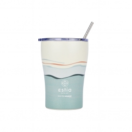 Θερμός-Ποτήρι Ανοξείδωτο Coffee Mug Ecozen Horizon Save The Aegean Estia 350ml-9x13εκ. 01-23041