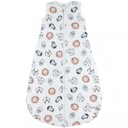 Υπνόσακος Βαμβακερός 2.5Tog 1-4 Μηνών/51-62εκ. Animal Multicolour Meyco MEY-725156