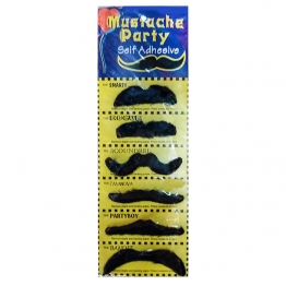 Μουστάκια Σετ 6τμχ Μικρά CARNAVALista 3-1133