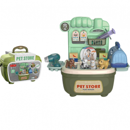 Βαλιτσάκι 22τμχ Pet Store 19x13x12εκ. Toy Markt 77-1158