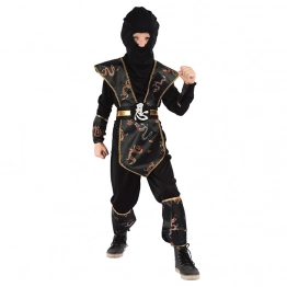 Στολή Παιδική Χρυσός Νίντζα (4-6 ετών) Carnavalista 3-2096