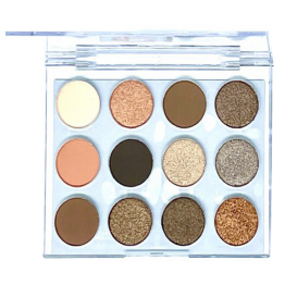 Σκιές Ματιών Eyeshadow Glam Colour A 12 αποχρώσεις 12gr color1 DDONNA Cosmetics 11190A-1