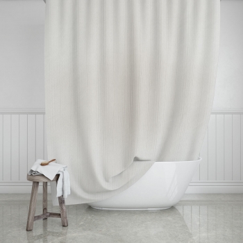 Κουρτίνα Μπάνιου Αδιάβροχη Polyester Etherea Pearl 180x200εκ. Estia 02-28114