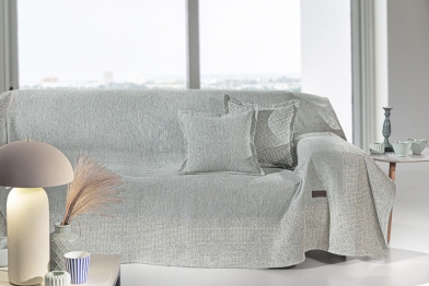 Ριχτάρι Διθέσιος Polycotton Chenille Perth Mint 180x250εκ. Guy Laroche