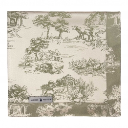 Τραπεζομάντηλο Polyester 170x300εκ. Essential 3015 Ecru-Olive Greenwich Polo Club