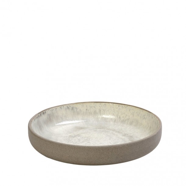 Πιάτο Φαγητού Βαθύ Stoneware Μπεζ Spirit ESPIEL 20,5x20,5x4,3εκ. NIC703K4