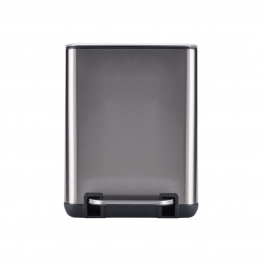 Καλάθι Απορριμμάτων 6lt Soft Close Ανοξείδωτο Inox Cubic Estia 24,1x21,3x31,6εκ. 02-20934