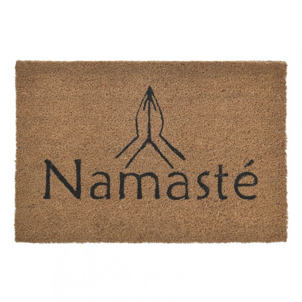 Πατάκι Εισόδου Namaste Pvc Natural-Μαύρο CLICK 40x60εκ. 6-35-303-0002