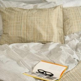 Ζεύγος Μαξιλαροθήκες Polycotton 50x70εκ. Mateo Grey Casual Line Mini Melinen 20004775