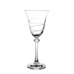 Ποτήρι Κρασιού Κρυστάλλινο Asio Σερπαντίνα Crystal Bohemia 185ml CTB1SD702ΣΕ