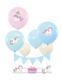Σετ Μπαλόνια 15τμχ Unicorn Multicolor 2437418