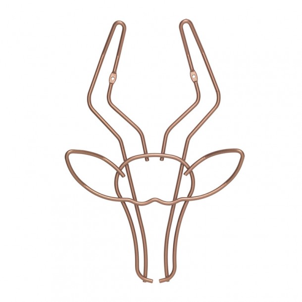 Κρεμάστρα Χάλκινη Safari Antelope Metaltex 38x30εκ. 16-370104