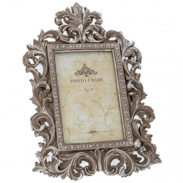 Κορνίζα Polyresin Σκαλιστή Ασημί 20x2x29εκ. iliadis 89738