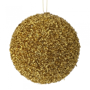 Μπάλα Polyfoam Χρυσή Glitter 12εκ. iliadis 83517