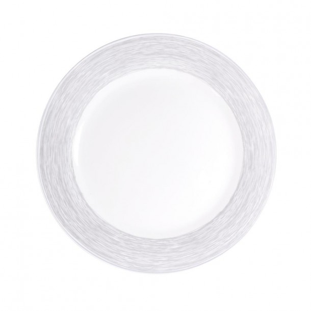 Πιάτο Ρηχό Πορσελάνης Elegancy Grey 24εκ. Oriana Ferelli NW24010021