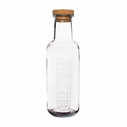 Μπουκάλι Νερού Γυάλινο Διάφανο 1000ml Natural Spring Max Home ZT23XKZM