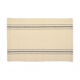 Σουπλά Βαμβακερό Μπεζ-Γκρι 50x35εκ. Rustic Estia 07-37932