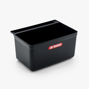 Κάδος Απορριμμάτων Κρεμαστός Πλαστικός Μαύρος 9,5lt-33x23x17,5εκ. Araven AR00061218