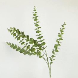 Κλαδί Με Ευκάλυπτο Υφασμάτινο-Πλαστικό 84εκ. Πράσινο ESTHETI 758-12120