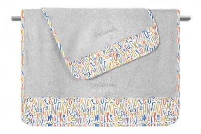 Σετ 2τμχ Βρεφικές Πετσέτες Βαμβακερές Letters Multi Guy Laroche