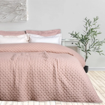 Κουβερλί Microfiber King 240x250εκ. Happy 9633 Nude Das Home