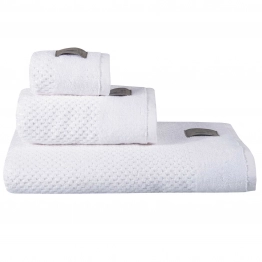 Πετσέτα Βαμβακερή Προσώπου 50x90εκ. Premium 4115 Royal White Greenwich Polo Club