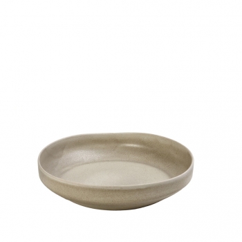 Πιάτο Βαθύ Stoneware Μπεζ ESPIEL Noah Nordic 17,3x17,3x4,7εκ. TAP102K6