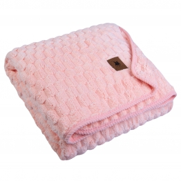 Κουβέρτα Fleece Κούνιας 110x150εκ. Essential Baby 8848 Ροζ Greenwich Polo Club