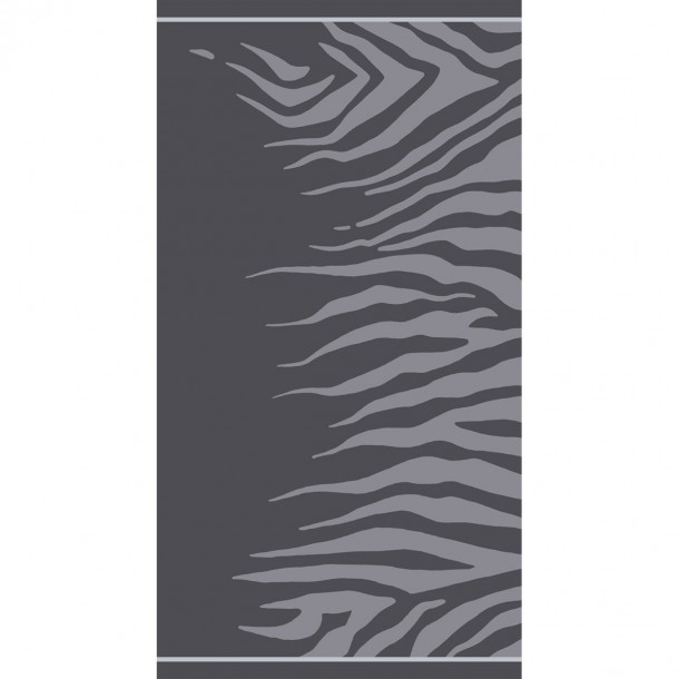 Πετσέτα Θαλάσσης Βαμβακερή Velour Dark Grey 86x160εκ. Tiger Melinen 20004877