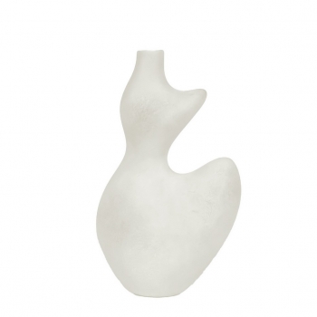 Βάζο Κεραμικό Κρεμ 15x8x25,5εκ. ESPIEL MAH105