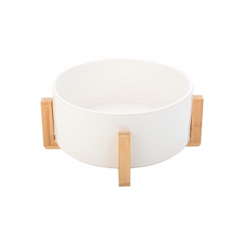 Σαλατιέρα Λευκή Bamboo Essentials Estia 27x27x11εκ. 01-20217