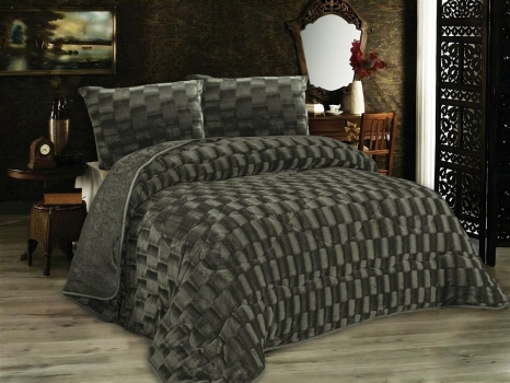 Κουβερτοπάπλωμα Με Εφέ Fleece Υπέρδιπλο 220x240εκ. Olive 1940 DimCol 33421024050