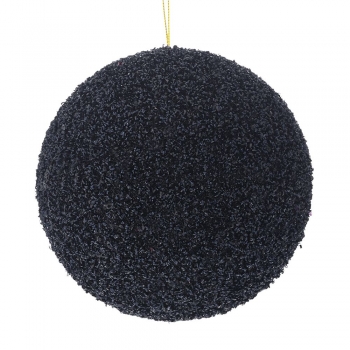 Μπάλα Polyfoam Μαύρη Glitter 10εκ. iliadis 83515