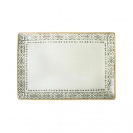 Πιατέλα Σερβιρίσματος Πορσελάνης Vintage Beige Oriana Ferelli 31x21εκ. PR222686411