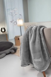Βρεφική Κουβέρτα Πικέ Κούνιας 110x140εκ. Cheval Silver Guy Laroche