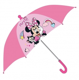 Ομπρέλα Minnie Λευκό-Ροζ Φ70εκ. Disney 20-1173