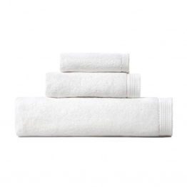 Πετσέτα Βαμβακερή Προσώπου 50x90εκ. White Premium CRYSPO TRIO 02.100.02