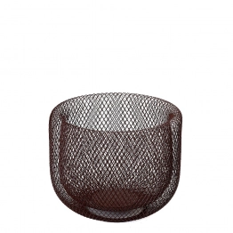 Καλάθι Μεταλλικό Κεραμιδί 20,5x16,5εκ. ESPIEL ATG117