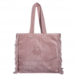 Τσάντα Θαλάσσης Βαμβακερή 42x45εκ. Essential 3622 Ροδί Greenwich Polo Club